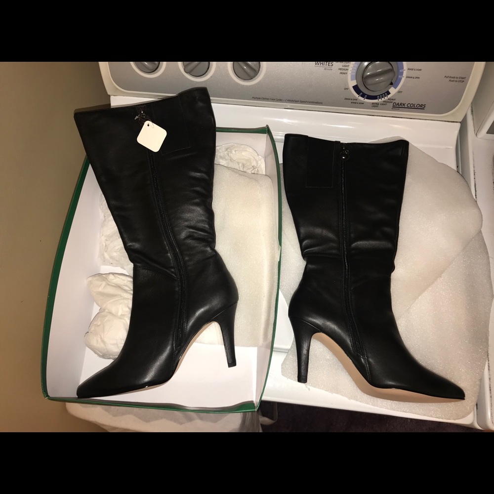 Ros Hommerson extra-wide calf boots, size 9